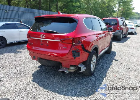 2020 Hyundai Santa Fe Sel/Sel Plus z USA, uszkodzony, nr VIN 5NMS3CAD5LH200881